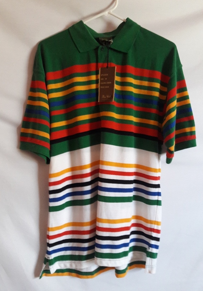 Boss Club Green Polo Shirt Size Medium